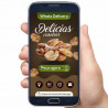Cartão de Visita Digital Interativo Delivery Delicias Caseiras Pães
