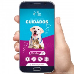 Interactive Digital Business Card Pet Shop Model 203